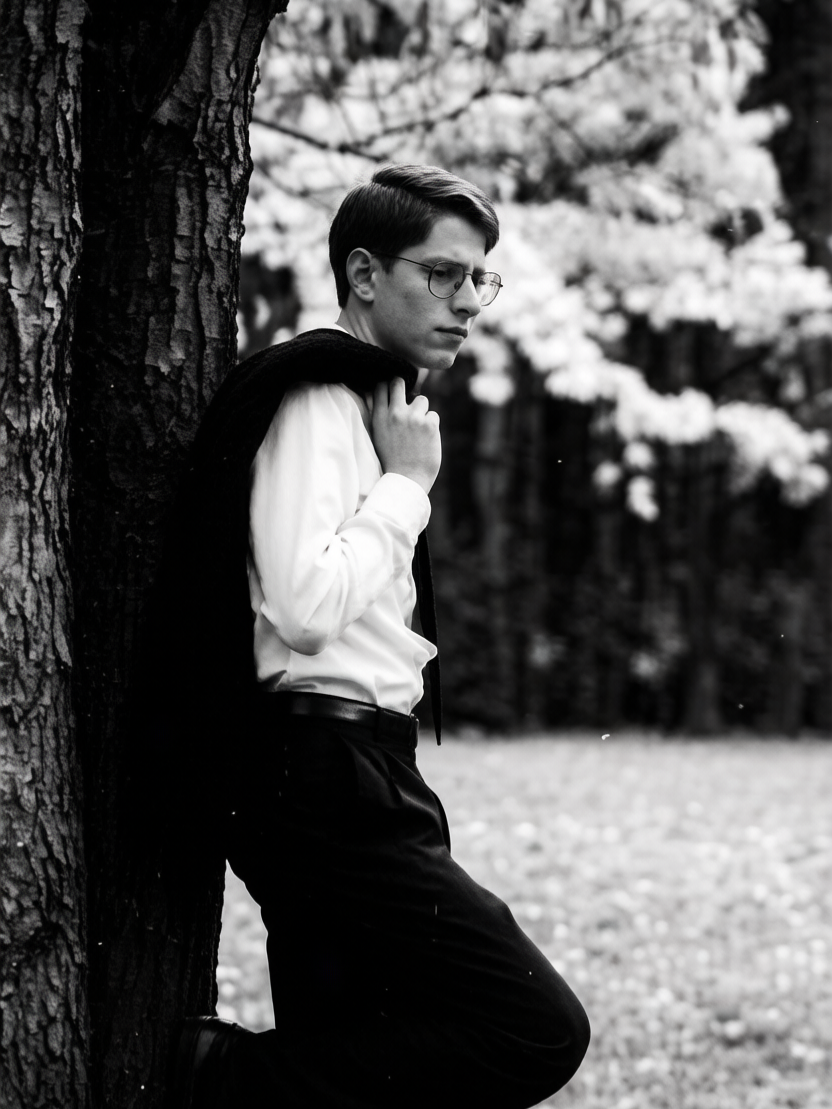 High school senior graduation portrait